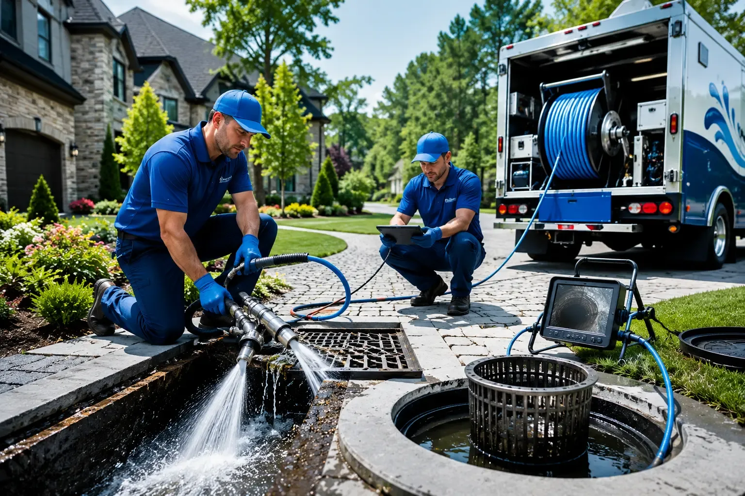 Local outdoor drain cleaning professionals in Merry Hill, NC